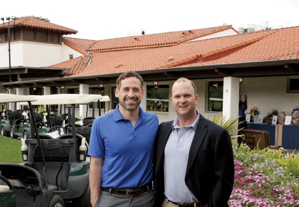 Los copresidentes del presidente Golf Invitational Tom Casarella y O. Jacob Bobek