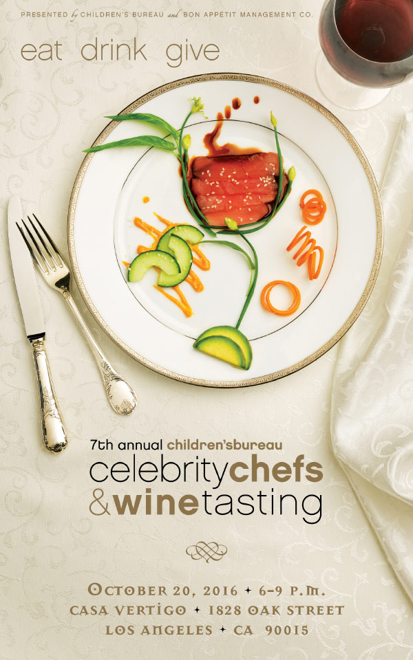2016 Celebrity Chefs & Wine Tasting - Save the Date